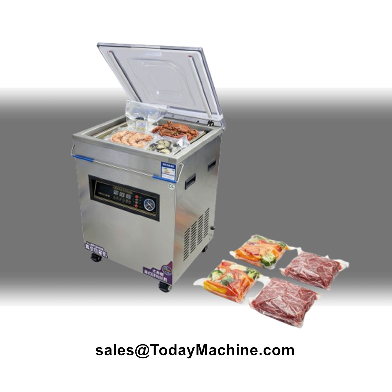 Food Vacuum Sealer Machine - Вертикальная машина для упаковки в вакуумные