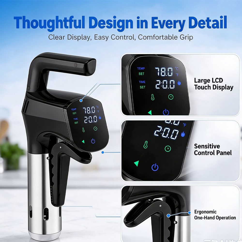 WiFi Sous Vide Cooker 1800W Во – обзор и цена Digital Sous Vide Precision Cooker